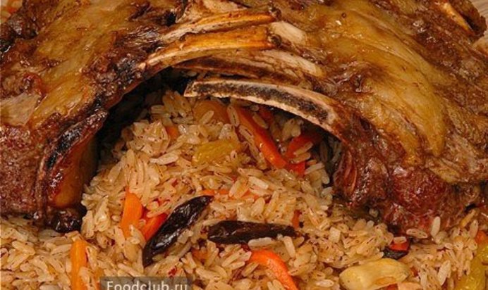 Плов с ягнятиной