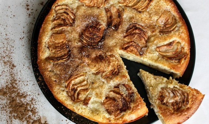 Двухслойная шарлотка