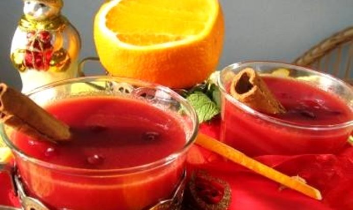 Клюква с апельсином