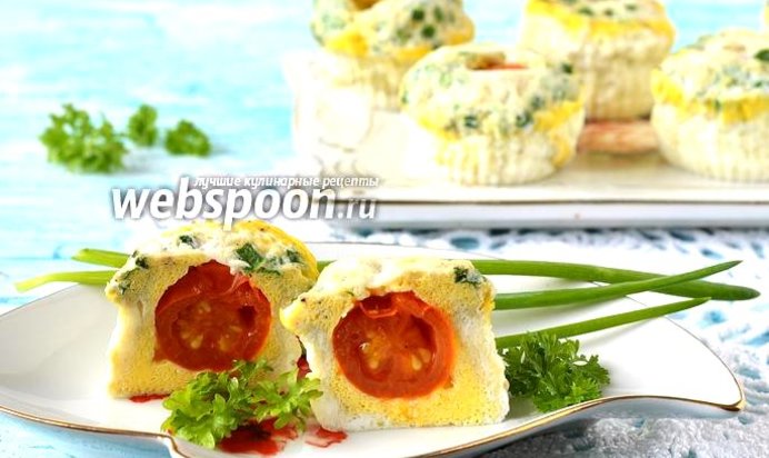 Паровые яичные кексы в мультиварке