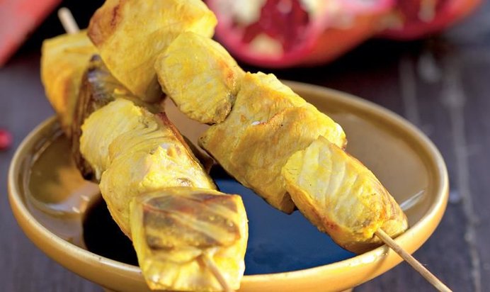 Шашлык из осетрины