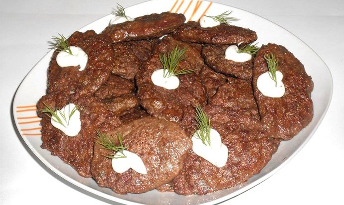 Котлеты из свиной печени