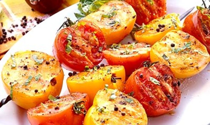 Шашлык из помидоров