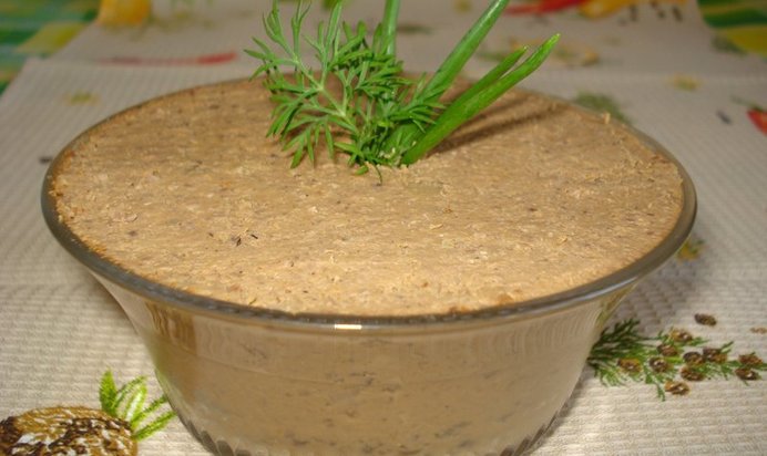 Паштет из куриных сердечек