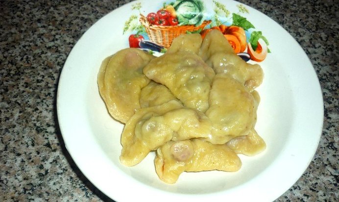 Вареники с вишней и шелковицей