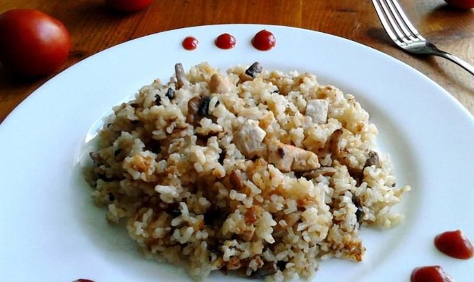 Ризотто в мультиварке