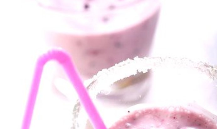 Черничный милкшейк