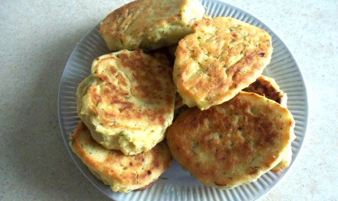 Гороховые оладьи