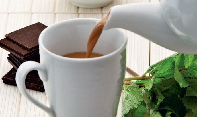 Мятный шоколадный чай