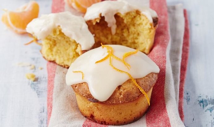 Мандариновые мини-кексы
