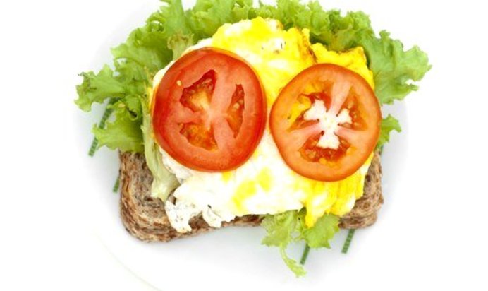 Хлебцы с омлетом