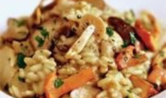 Ризотто с лесными грибами