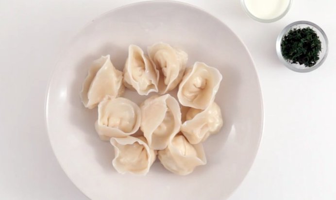 Пельмени с судаком