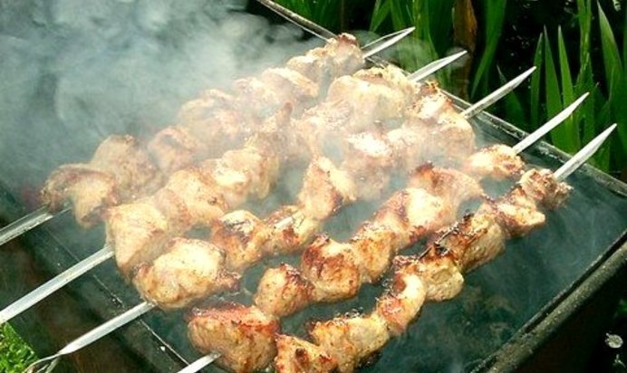 Шашлык свиной в луковом соке