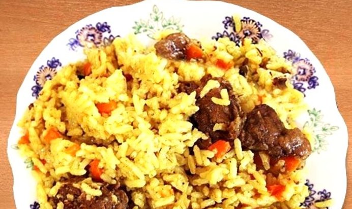 Плов с ребрышками в мультиварке