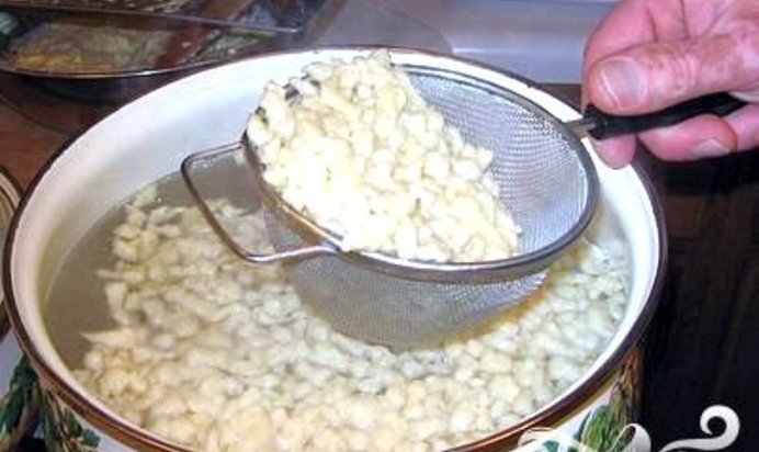 Венгерские клецки нокедли