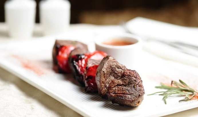 Шашлык из телятины в духовке