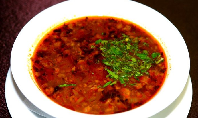 Суп Харчо с черносливом