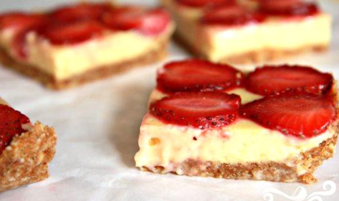 Клубничные пирожные