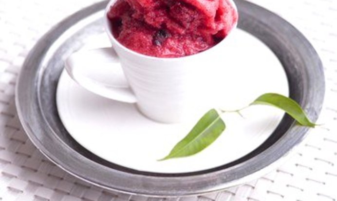 Вишневый шербет с белым вином