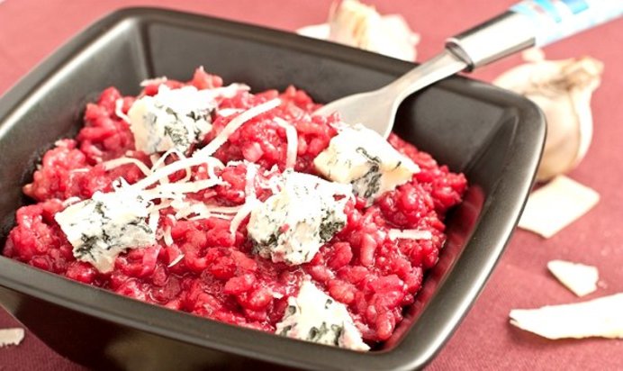 Ризотто со свёклой