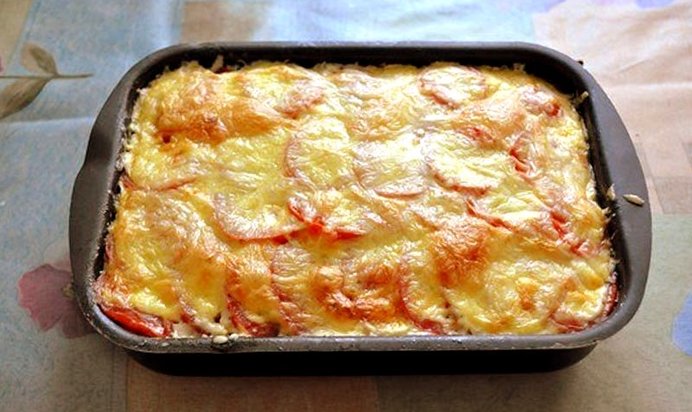 Запеканка из фарша индейки