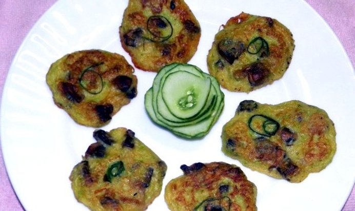 Оладьи из патиссона