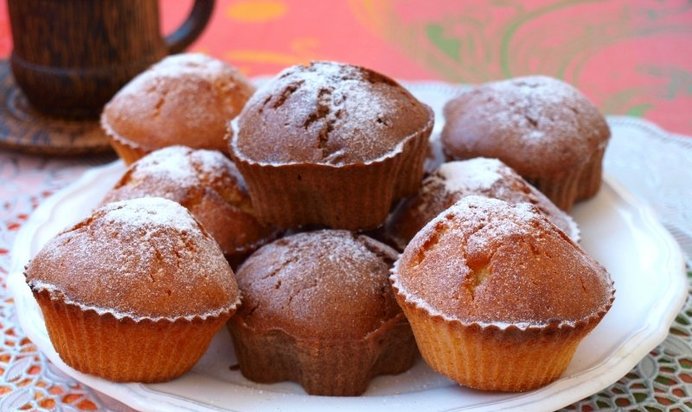 Маффины с какао