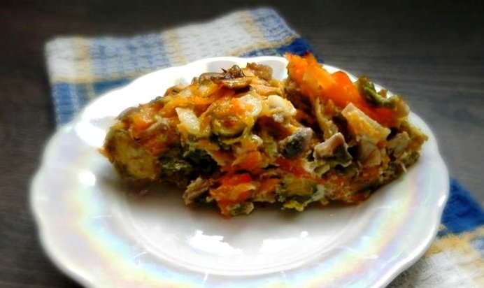 Запеканка из брюссельской капусты