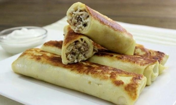 Блины фаршированные