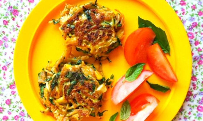 Овощные оладьи