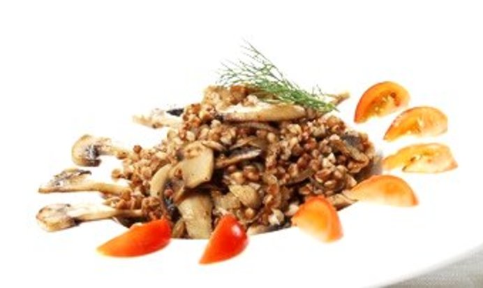 Гречневая каша с шампиньонами