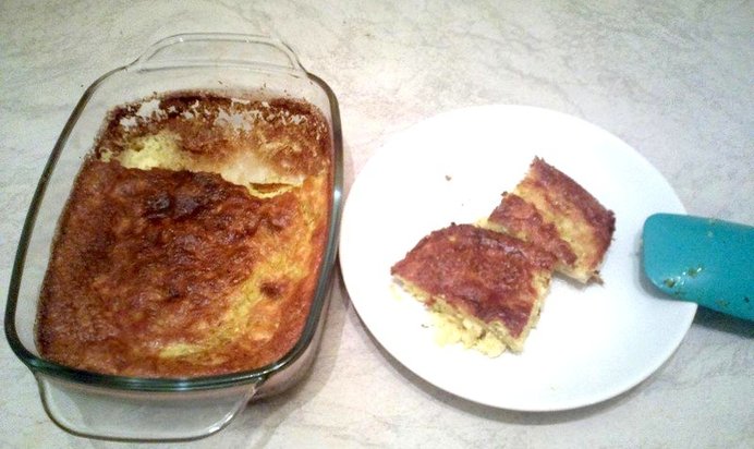 Нежная запеканка из кабачков