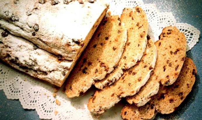 Быстрый хлеб с инжиром и фундуком