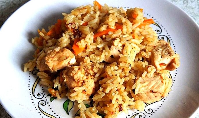 Плов с индейкой