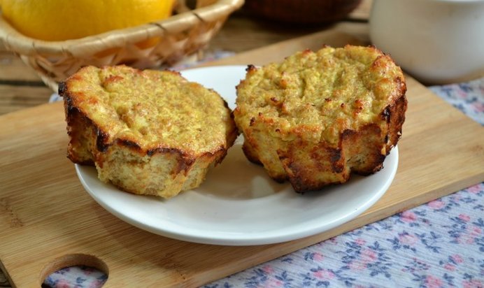 Диетические кексы творожные