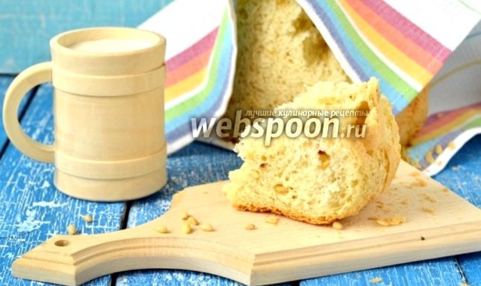 Французский хлеб с кедровыми орешками в хлебопечке