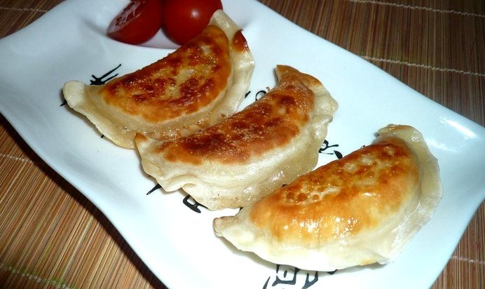 Постные вареники с картошкой