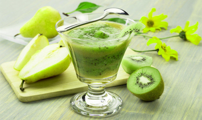 Смузи из груши и киви