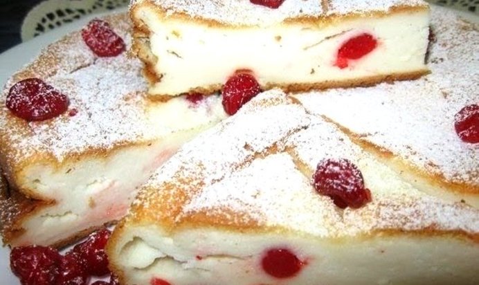 Творожная запеканка без муки и без манки