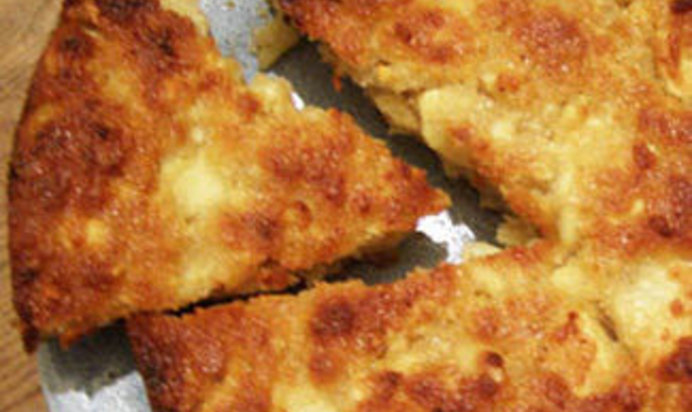 Яблочно-творожная запеканка