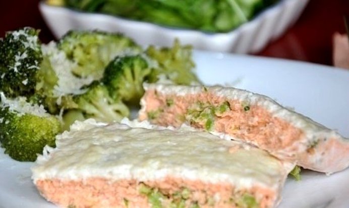 Запеканка из форели