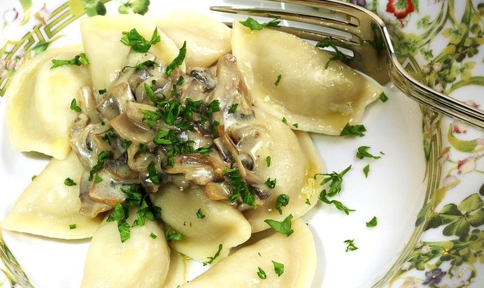 Вареники с телятиной