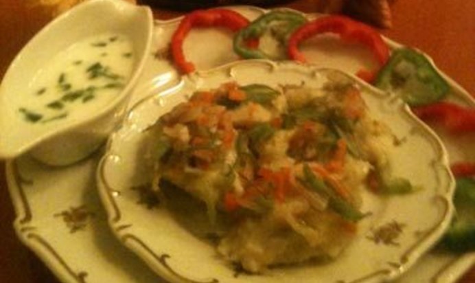 Клецки картофельные с душами