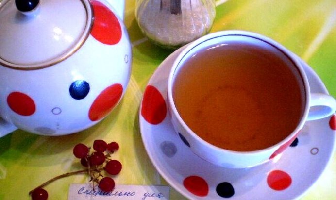 Зеленый чай с калиной