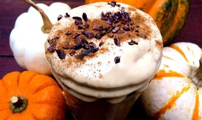 Тыквенный смузи с темным шоколадом