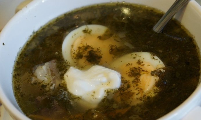 Щи с бараниной