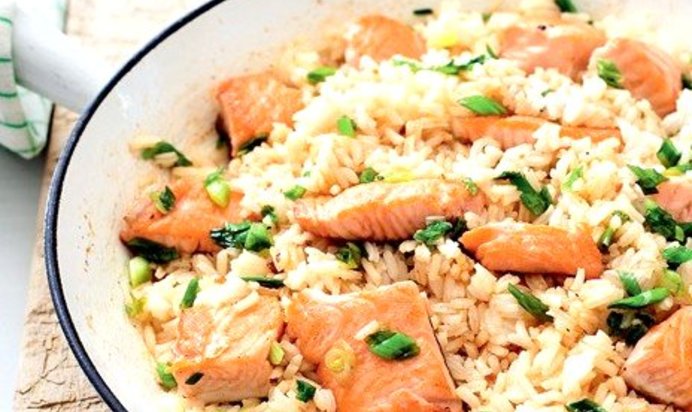 Плов с рыбой