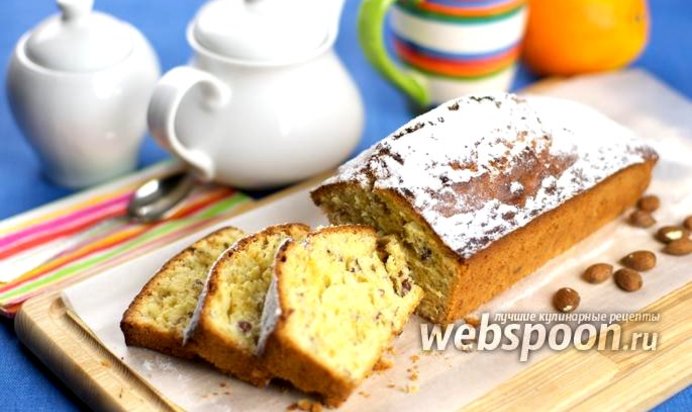 Кекс миндально-апельсиновый