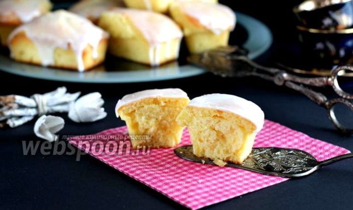 Творожно-лимонные кексы